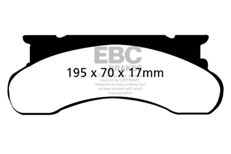 Plaquettes de frein avant EBC 77-91 Ford Econoline E250 4.6 Ultimax2