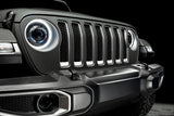 Oracle Oculus BiLED Projector Headlights for Jeep JL/Gladiator JT  Satin Silver 5500K