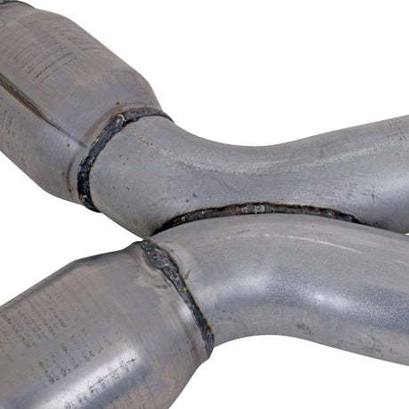 BBK 79-04 Mustang Coyote Swap Short Mid X Pipe avec convertisseurs catalytiques 3.0 pour collecteurs à tube long BBK
