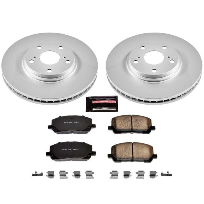 Kit de freins Power Stop 01-07 avec revêtement Geomet Z17 Evolution pour Toyota Highlander avant