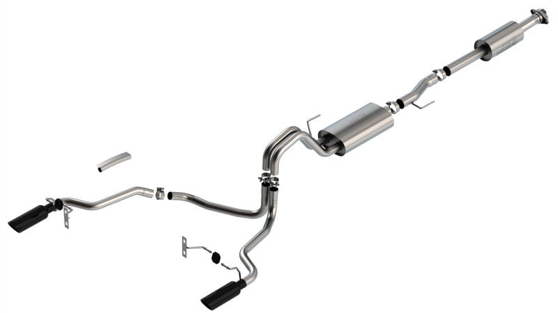 Borla F-150 2021 5.0L 4dr CC SB EC STB Lariat/KR/Pltm/LTD 3/2.25 SRE Cat-Back Touring Noir CHR Conseils