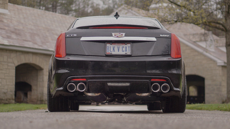 Silencieux à double mode résonant X-Pipe pour berline Cadillac CTS-V 2016-18 de Stainless Works