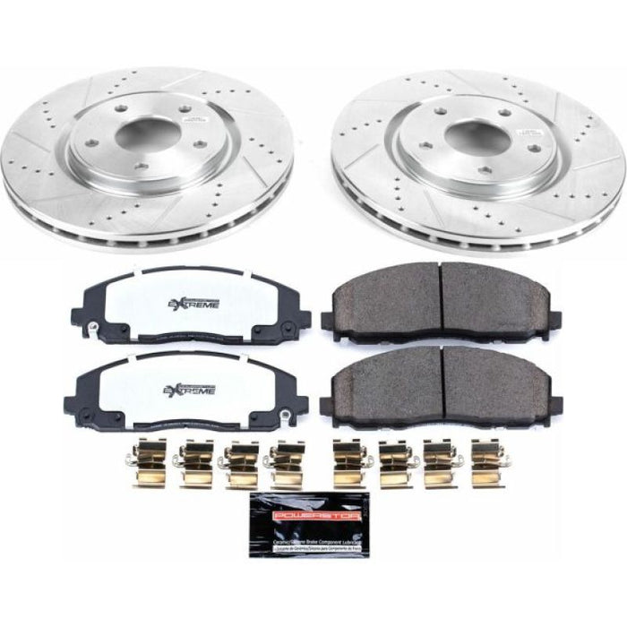 Kit de freins avant Power Stop 17-19 pour camion et remorquage Chrysler Pacifica Z36