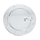 Bouchon de réservoir verrouillable Rugged Ridge en aluminium poli 97-06TJ