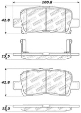 Plaquettes de frein StopTech Performance