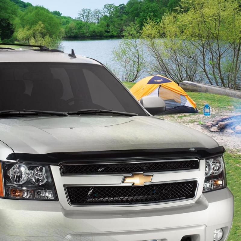 Déflecteur de capot à profil bas AVS 01-07 pour Toyota Highlander Hoodflector - Fumée