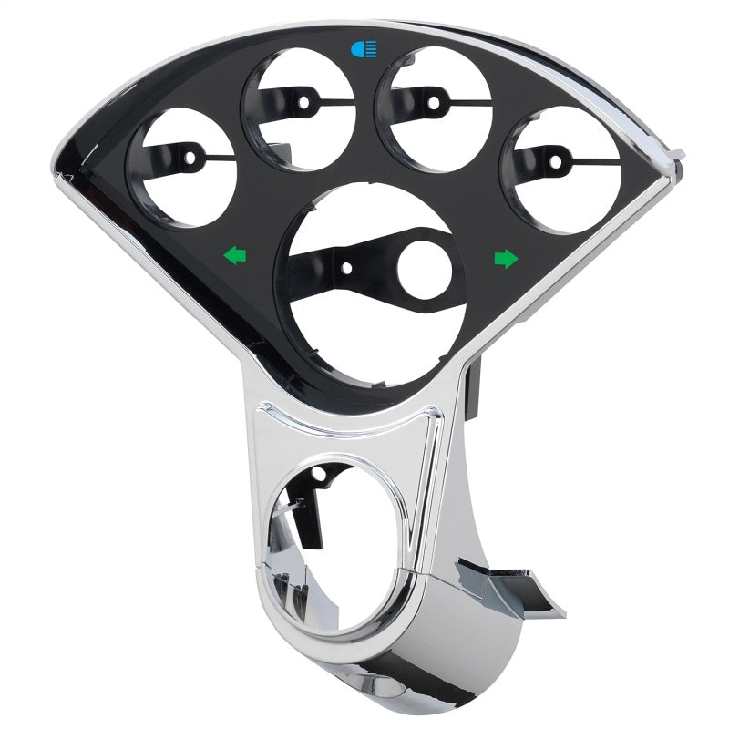 Tableau de bord à 5 jauges Autometer 55-56 pour voitures Chevy (convient à un tachymètre de 3-3/8 po et à quatre jauges de 2-1/16 po)