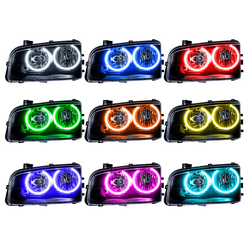 Oracle 05-10 Dodge Charger SMD HL (non HID) - ColorSHIFT VOIR LA GARANTIE