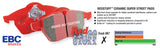 Plaquettes de frein avant Redstuff EBC 2015+ pour BMW 750 4.4L Twin Turbo (G12)