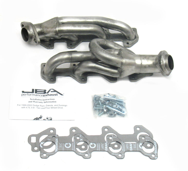 Collecteur d'échappement primaire JBA 04-07 Dodge Dakota 4,7 L PowerTech 1-1/2 po brut 409SS Cat4Ward