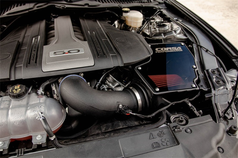 Prise d'air Corsa DryTech 3D Boîte fermée 18-20 Ford Mustang GT 5.0L V8