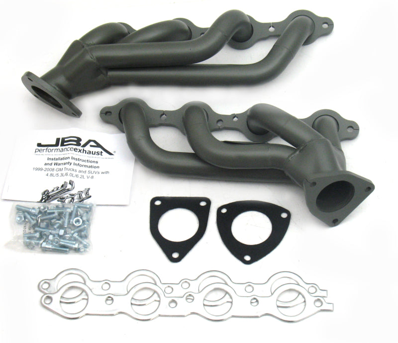 JBA 03-06 GM Truck 6.0L LS sans EGR 1-5/8 po primaire Ti Ctd Cat4Ward Header