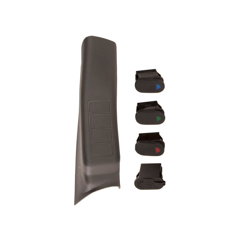 Kit de pod de montant A Rugged Ridge 3 commutateurs USB RH 07-10 JK/JKU