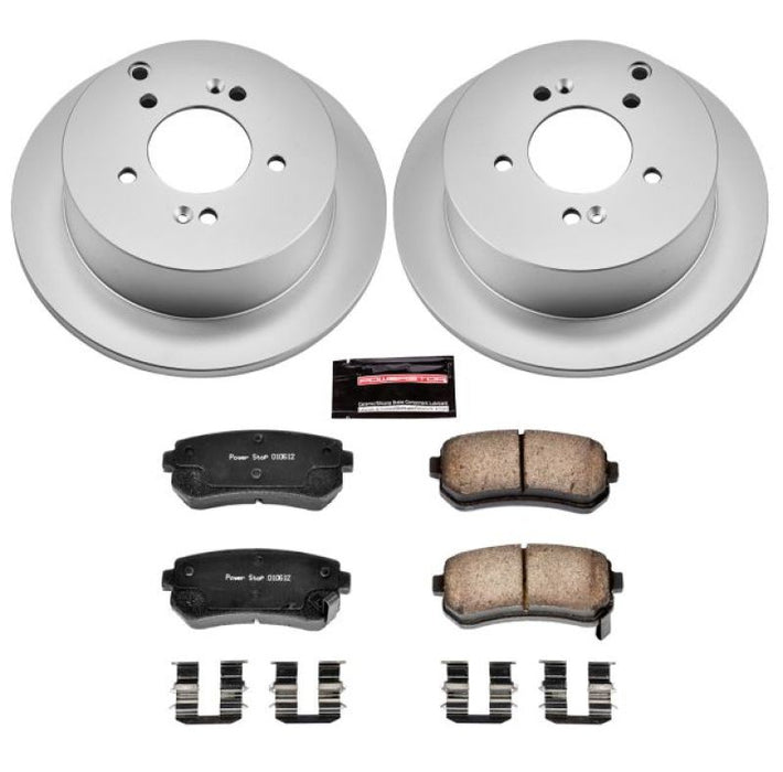 Kit de freins arrière Power Stop 10-15 Hyundai Tucson Z17 Evolution Geomet avec revêtement