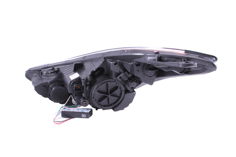 ANZO Phares de projecteur Hyundai Elantra 2011-2014 avec halo chromé (CCFL)