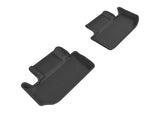3D MAXpider 2011-2020 Dodge Challenger Kagu 2nd Row Floormats - Black 3D MAXpider