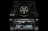 AWE Tuning 07-18 Jeep Wrangler JK/JKU 3.6L Tread Edition Double échappement arrière - Embouts noirs diamantés