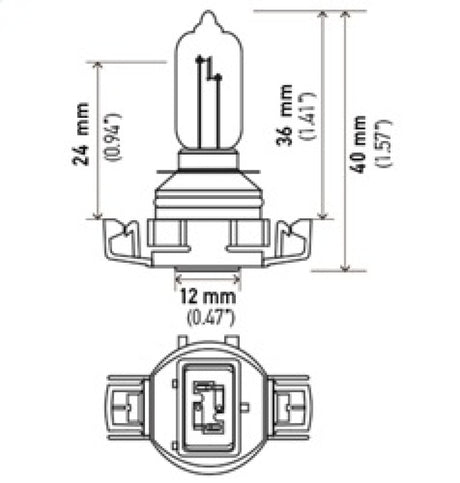 Ampoule Xen jaune pur XY Hella H16/9009 12 V 35 W (paire)