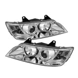 Phares de projecteur Spyder BMW Z3 96-02 LED Halo Chrome High H1 Low H1 PRO-YD-BMWZ396-HL-C