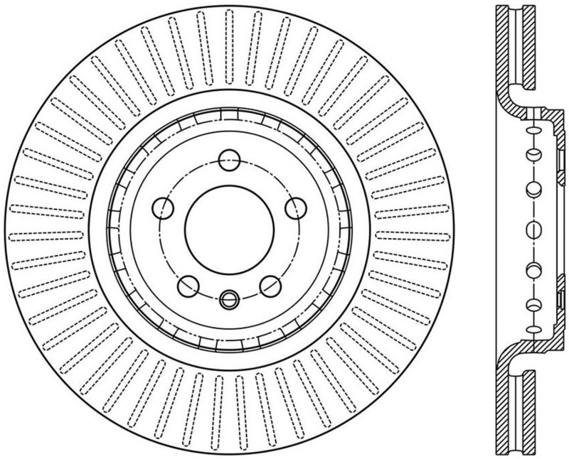 Rotor fendu StopTech Sport - Avant gauche