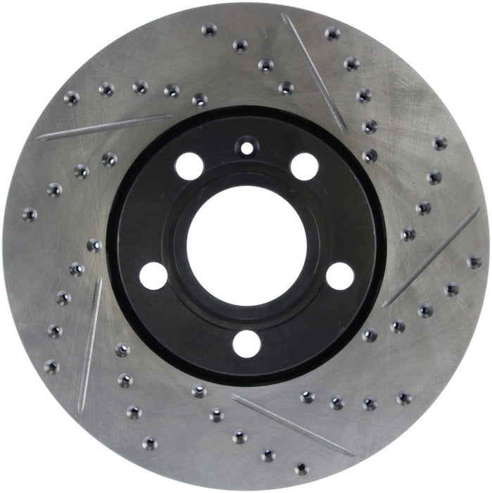 Rotor avant gauche rainuré et percé StopTech 96-7/04 Audi A4 / 95-01 A6 / 7/98-05 VW Passat