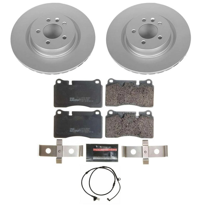 Kit de freins avant Euro-Stop Power Stop 06-09 Land Rover Range Rover Sport