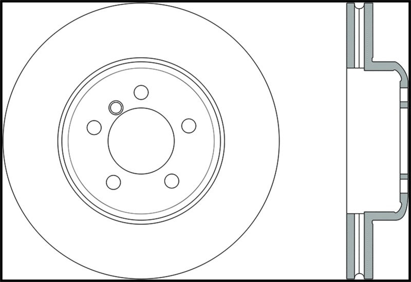 Disque de frein fendu avant gauche StopTech Sport 14-15 BMW 435i