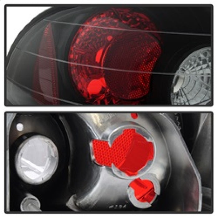 Spyder Toyota Corolla 98-02 Euro Style Tail Lights Black ALT-YD-TC98-BK