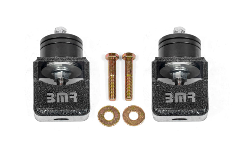 BMR Chevy SS and Pontiac G8 Motor Mount Kit (Solid Bushings) Black Hammertone BMR Suspension