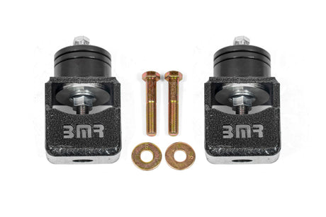 BMR Chevy SS and Pontiac G8 Motor Mount Kit (Solid Bushings) Black Hammertone BMR Suspension