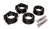 Ensemble de bagues de ressort arrière noires Energy Suspension 69-78 Vokswagen (refroidi par air)
