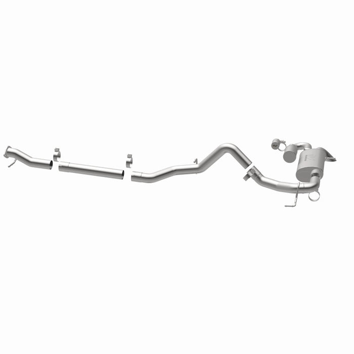 Échappement Cat-Back MagnaFlow 2021 Ford Bronco Overland Series avec sortie simple droite pour conducteur - Sans embout