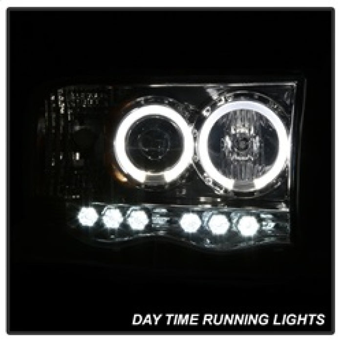 Phares de projecteur Spyder Dodge Ram 1500 02-05/Ram 2500 03-05 LED Halo LED Chrm PRO-YD-DR02-HL-C