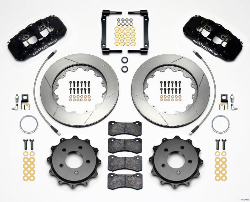 Kit arrière Wilwood AERO4 14,25 pouces 2008-2009 Pontaic G8 avec lignes