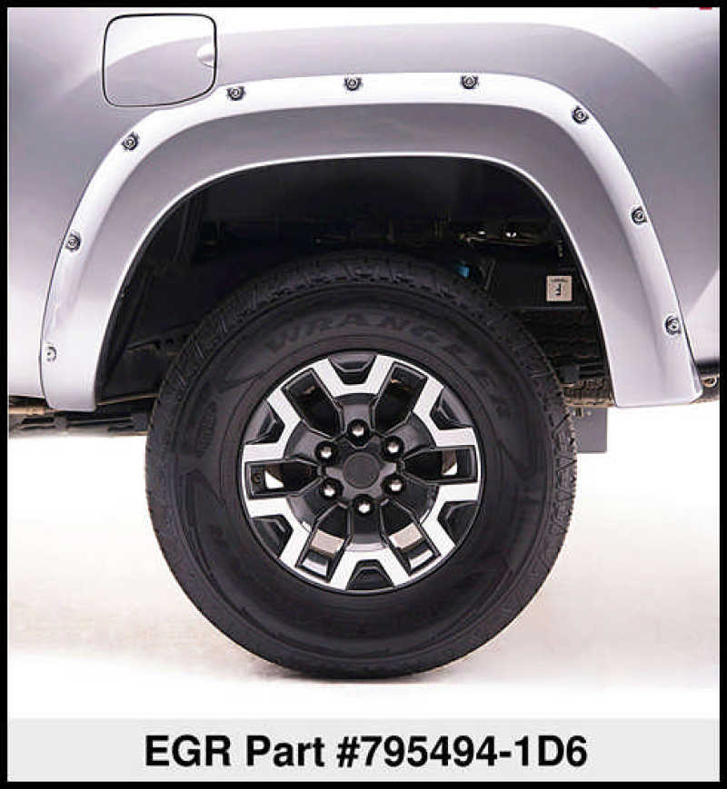 Élargisseurs d'ailes EGR 14+ Toyota Tundra Bolt-On Look Color Match - Ensemble - Silver Sky