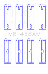 King Engine Bearings Mitsubishi 181CI 3.0L 6G72 V6 (Size STD) Main Bearing Set