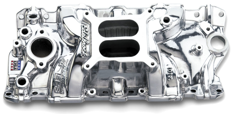 Collecteur poli Edelbrock SBC Performer Eps