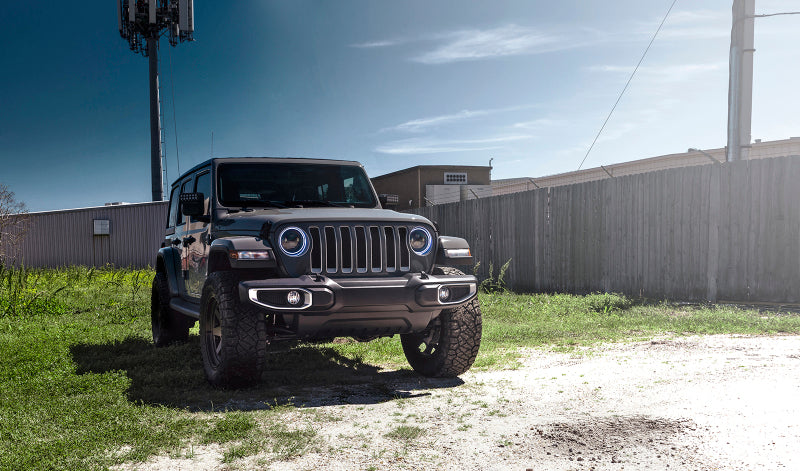 Phares à DEL haute puissance Oracle Jeep Wrangler JL/Gladiator JT 7 po (paire) - Blanc VOIR LA GARANTIE