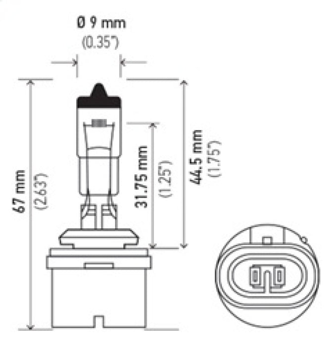 Ampoule Hella 880 12V 27W PG13 T3.25