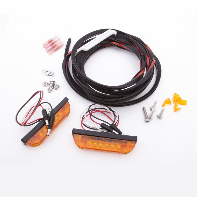 Kit de feux de gabarit à LED universels à 3 fils Bushwacker 99-18 pour fusées éclairantes de style plat