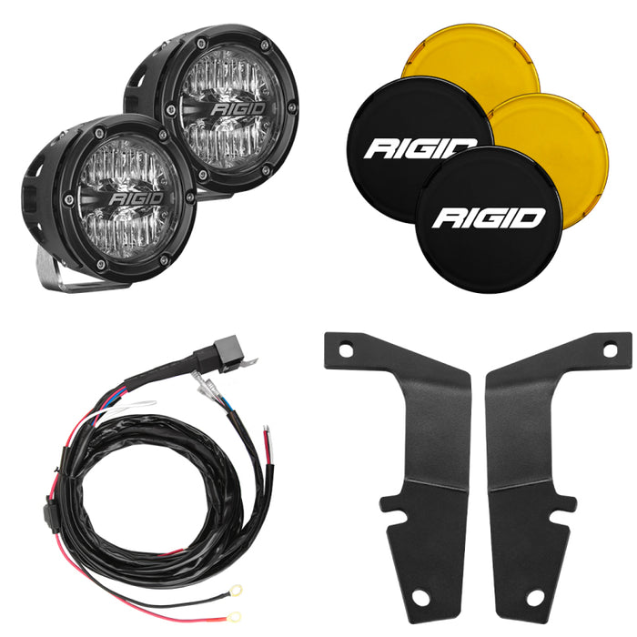 Kit d'éclairage pour montant A de Toyota 4Runner 10-20 de Rigid Industries (avec transmission série 360 ​​de 4 po)