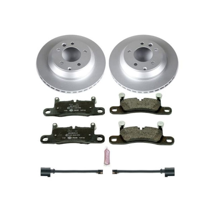 Power Stop 11-18 Porsche Cayenne Rear Euro-Stop Brake Kit