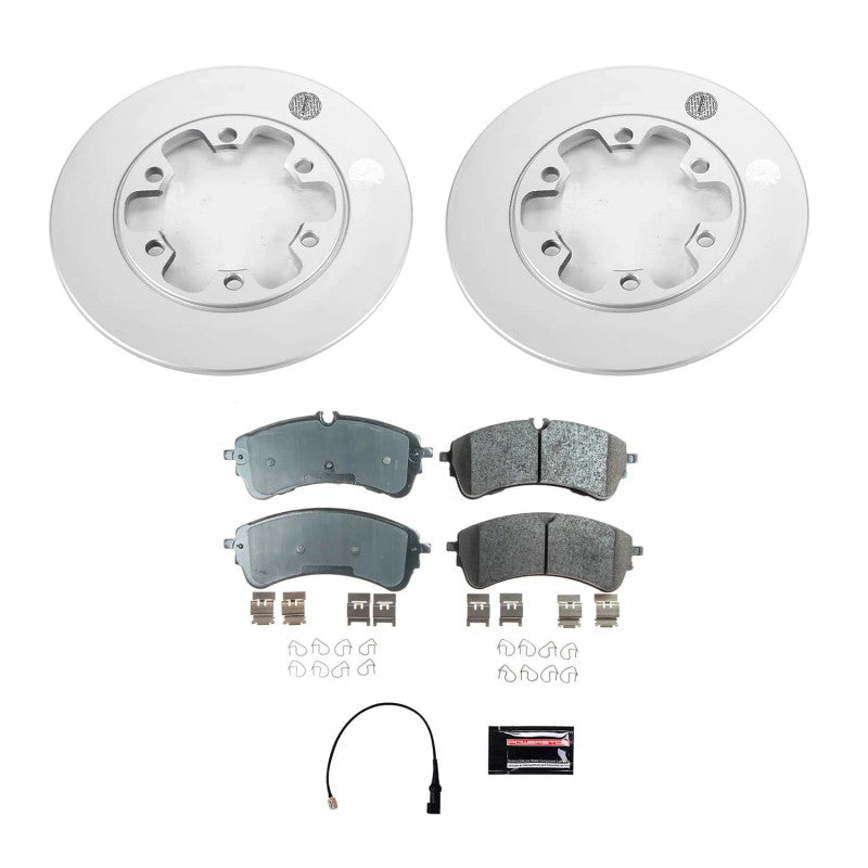 Power Stop 2021 Ford Transit-150 Rear Z17 Coated Brake Kit