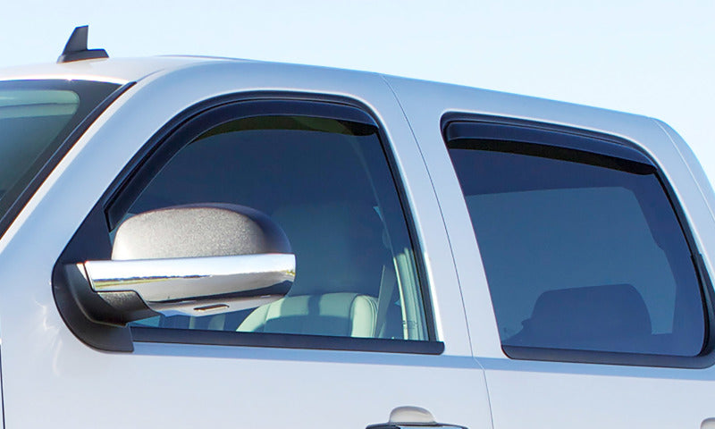 Déflecteurs de fenêtre Lund 09-14 Ford F-150 SuperCrew Ventvisor Elite - Fumé (4 pièces)