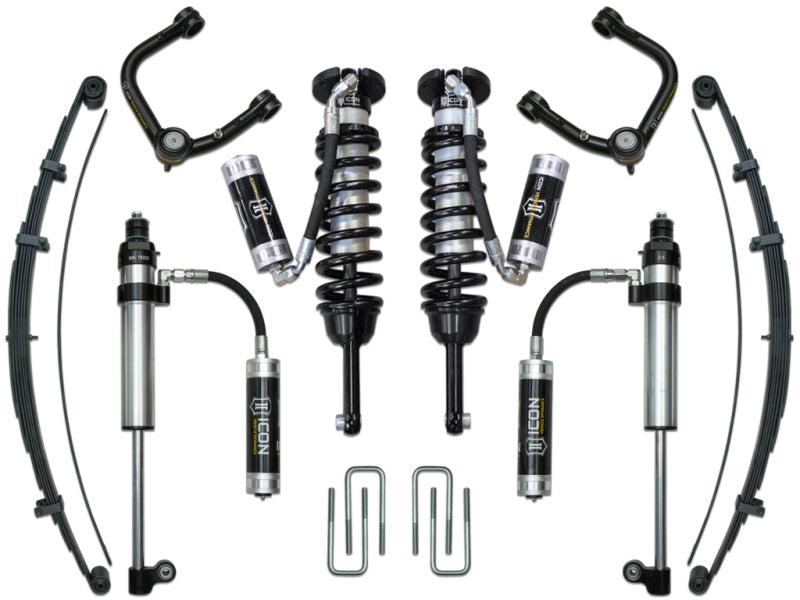 Système de suspension ICON 05-15 Toyota Tacoma 0-3,5 po/16-17 Toyota Tacoma 0-2,75 po Stg 8 avec Uca tubulaire