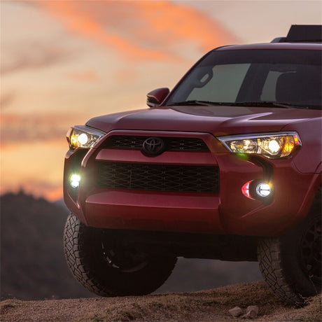 Feux antibrouillard rigides à DEL SAE J583 de 4 po pour Toyota 4Runner/Tundra et Tacoma série 360 ​​de 14+ - Blanc (paire)