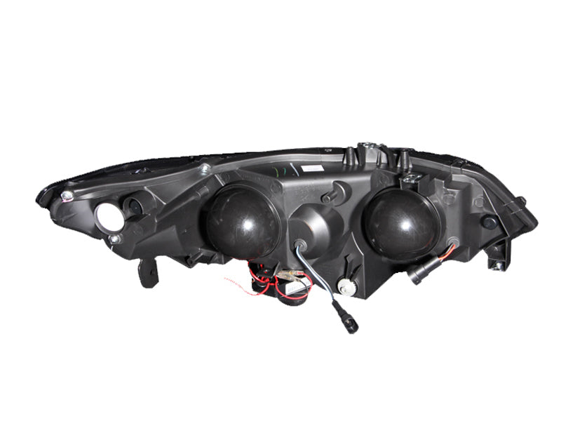 Phares de projecteur ANZO 2006-2011 Honda Civic avec halo noir (CCFL)