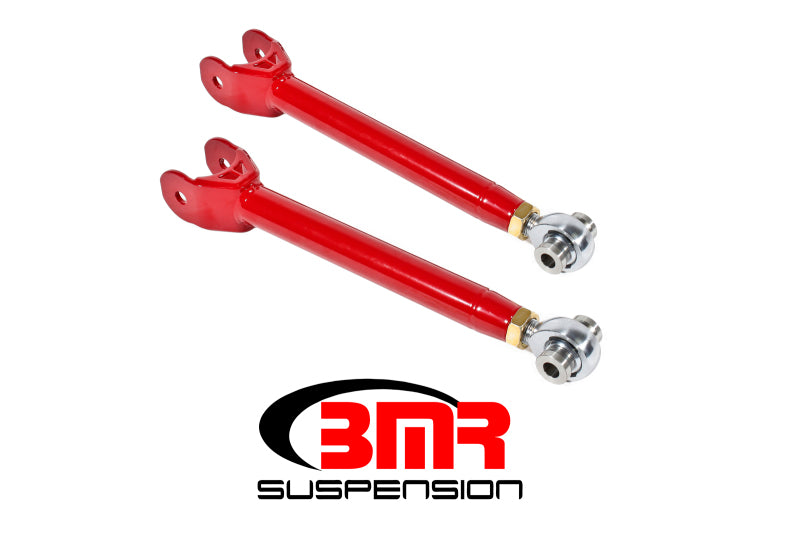 Bras de suspension supérieurs BMR 16-17 6e génération Camaro, embouts de tige à réglage simple - Rouge