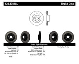 Rotor avant gauche percé StopTech 02-10 WRX