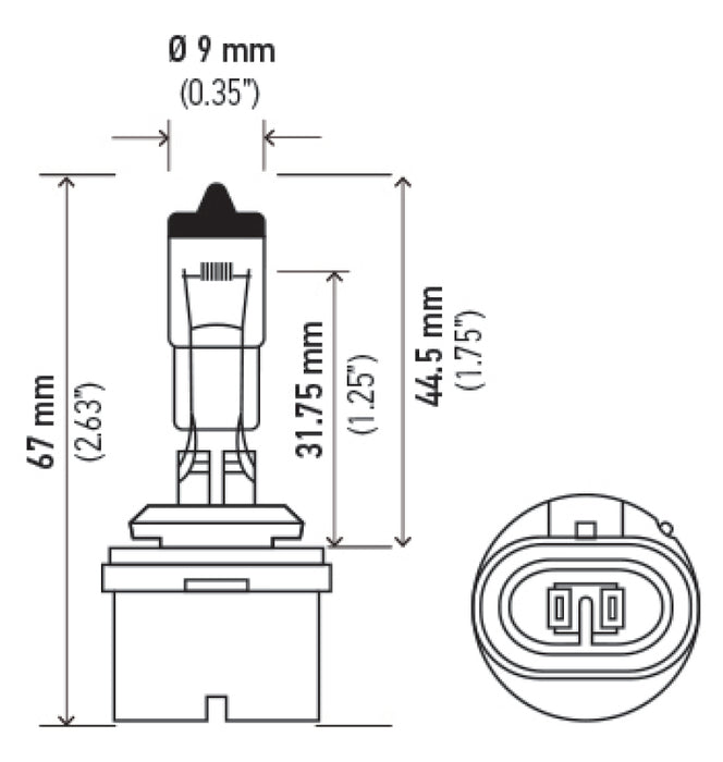 Ampoule Xénon Jaune XY Hella Optilux 880 12V